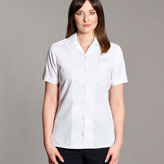 Ladies Short Sleeve Blouse Revere Classic (BL902)
