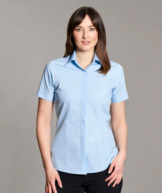 Ladies Short Sleeve Blouse Fly Front Classic (BH903) My Store