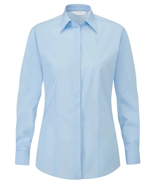 Ladies Long Sleeve Blouse Fly Front Classic (BH903) My Store