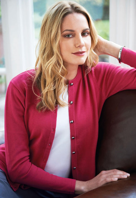 Ladies Seattle Crew-neck Cardigan (BT2308)