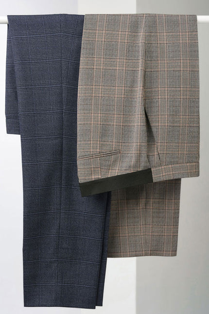 Ladies Trouser Stella Slim fit Check (BT2364) Sizes 18-26