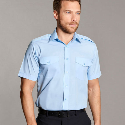 Men's Short Sleeve Shirt Pilot (HP139)