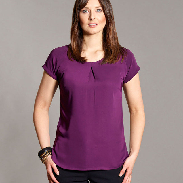 Ladies Short Sleeve Blouse Mona (MONAS)