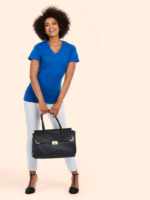 Ladies Classic V-Neck T-Shirt (UC319)
