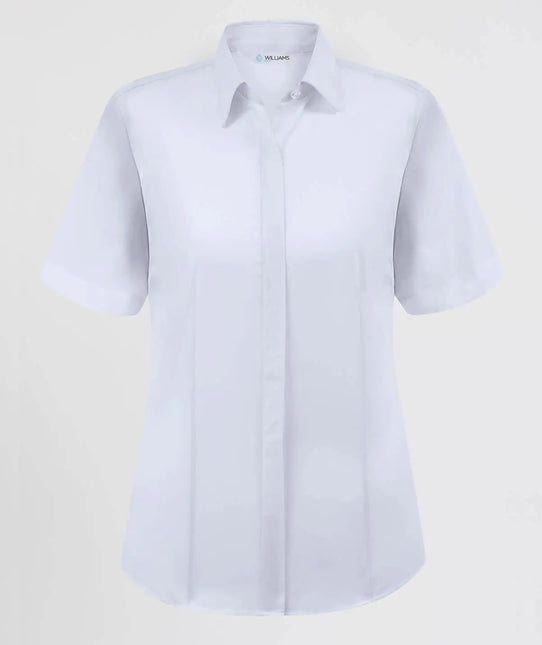 Ladies Short Sleeve Blouse Fly Front Classic (BH903) My Store