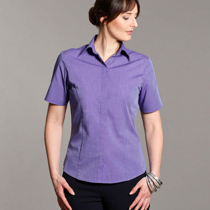 Ladies Short Sleeve Blouse Edie (BH931)