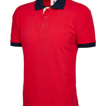 Unisex Contrast Pique Polo Shirt (UC107)