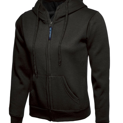 Ladies Classic Full Zip Hooded Sweatshirt (UC505)
