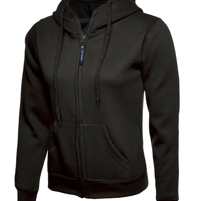 Ladies Classic Full Zip Hooded Sweatshirt (UC505)