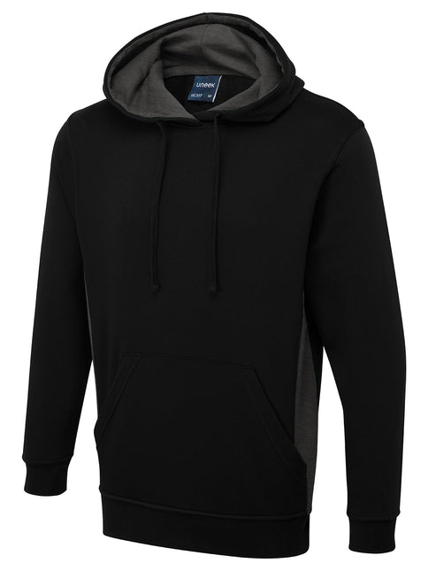 Two Tone Hooded Sweatshirt (UC517)