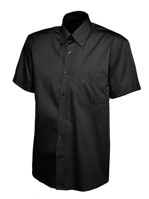 Men's Pinpoint Oxford Short Sleeve Shirt (UC702)