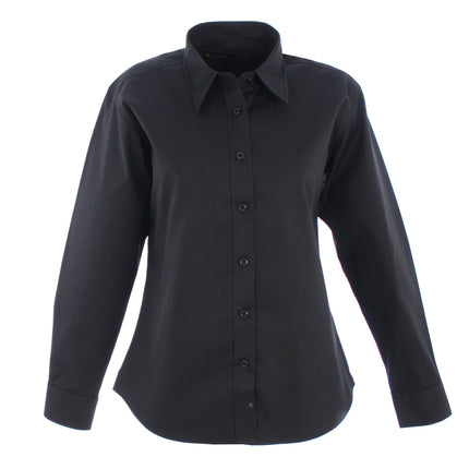 Ladies Pinpoint Oxford Long Sleeve shirt (UC703)