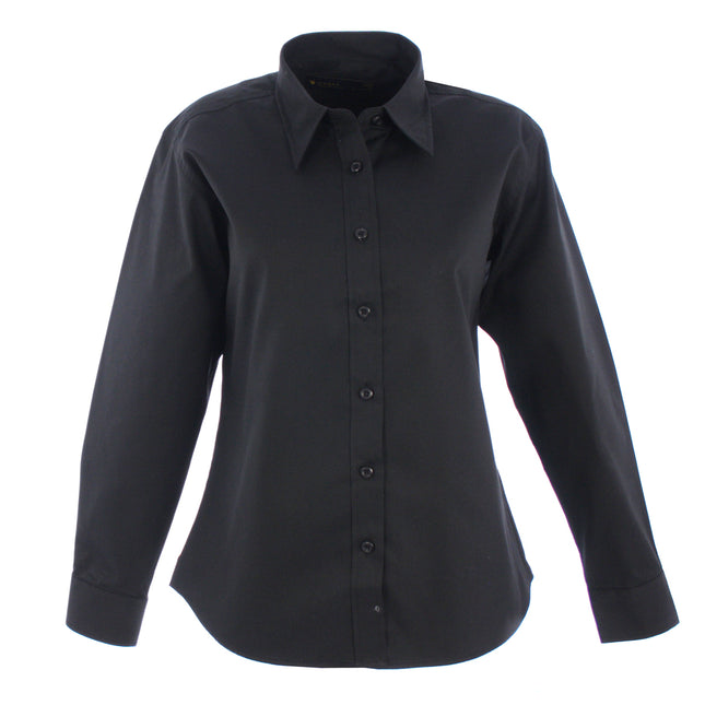 Ladies Pinpoint Oxford Long Sleeve shirt (UC703)