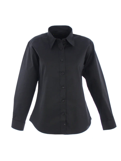 Ladies Pinpoint Oxford Long Sleeve shirt (UC703) My Store