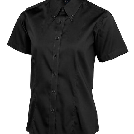 Ladies Pinpoint Oxford Short Sleeve shirt (UC704)