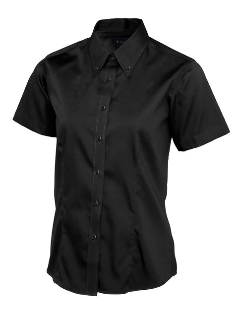 Ladies Pinpoint Oxford Short Sleeve shirt (UC704) My Store