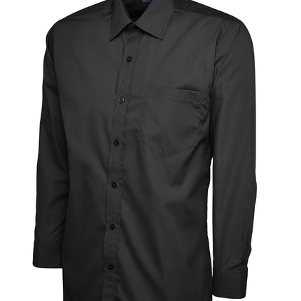 Men's Poplin Long Sleeve Shirt (UC709)