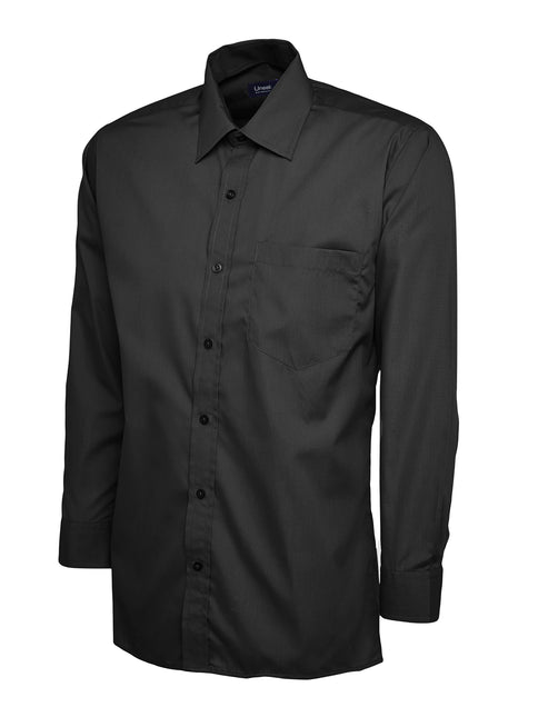 Men's Poplin Long Sleeve Shirt (UC709)