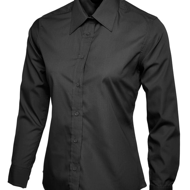 Ladies Poplin Full Sleeve Shirt (UC711)