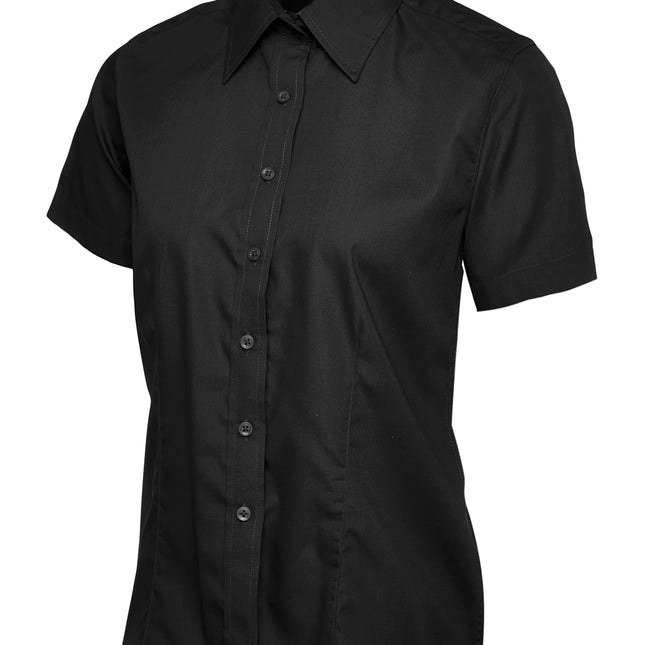 Ladies Poplin Half Sleeve Shirt (UC712)