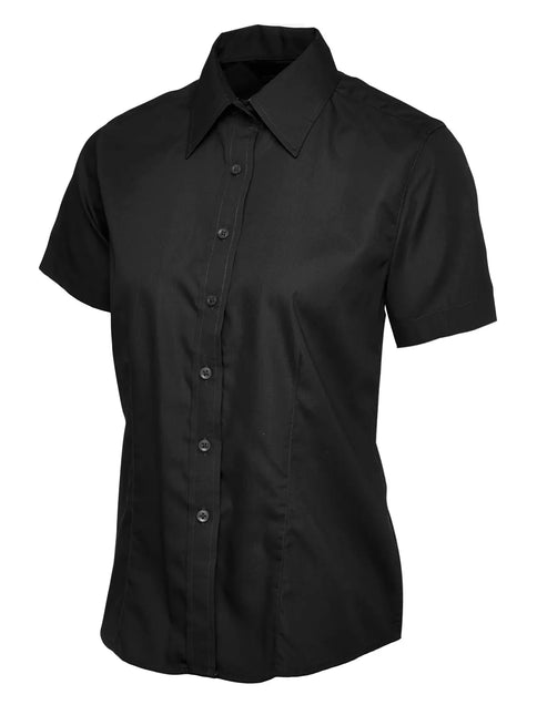 Ladies Poplin Half Sleeve Shirt (UC712) My Store