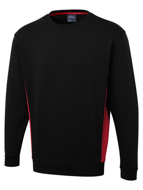 Two Tone Crew Neck Sweatshirt (UC217)