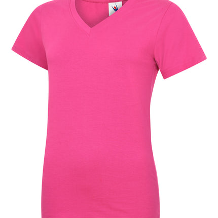 Ladies Classic V-Neck T-Shirt (UC319)