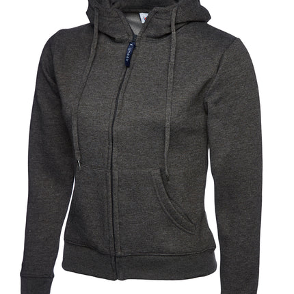 Ladies Classic Full Zip Hooded Sweatshirt (UC505)