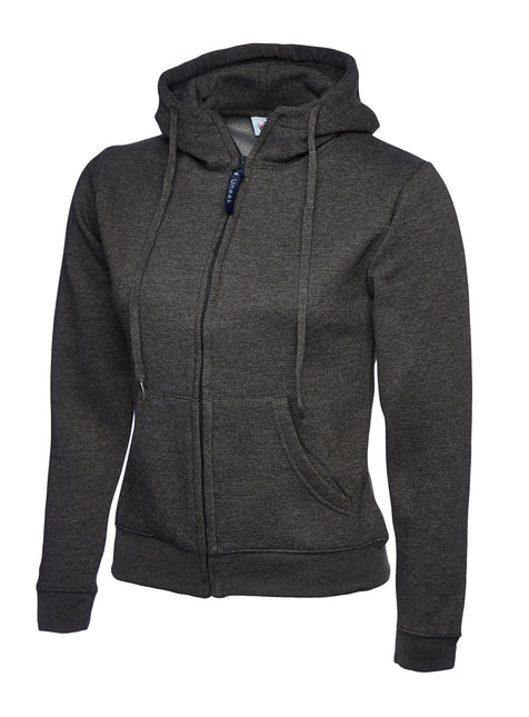 Ladies Classic Full Zip Hooded Sweatshirt (UC505)