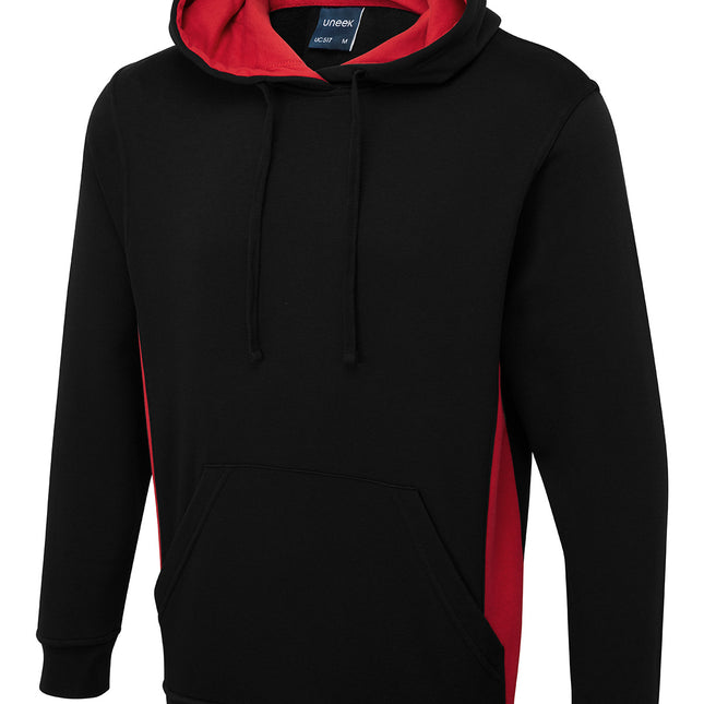 Two Tone Hooded Sweatshirt (UC517)