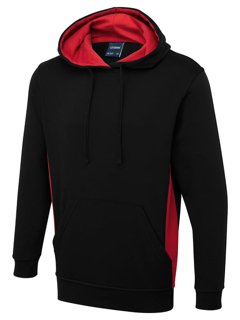 Two Tone Hooded Sweatshirt (UC517)