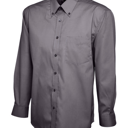 Men's Pinpoint Oxford Long Sleeve Shirt (UC701)
