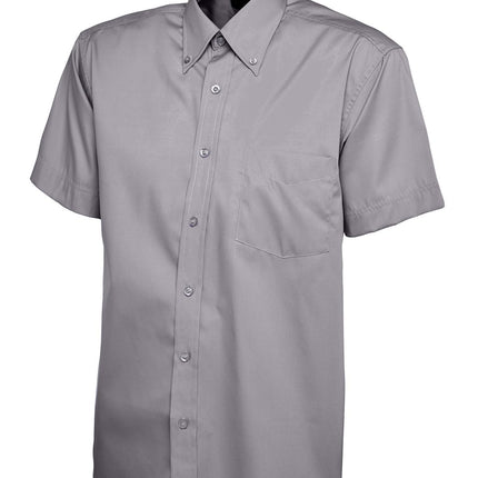 Men's Pinpoint Oxford Short Sleeve Shirt (UC702)