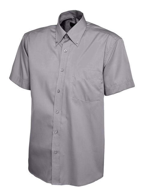 Men's Pinpoint Oxford Short Sleeve Shirt (UC702)