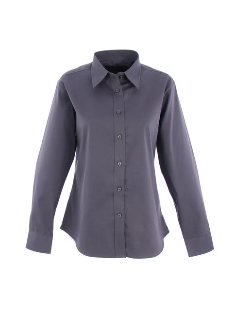 Ladies Pinpoint Oxford Long Sleeve shirt (UC703) My Store