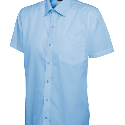 Men's Poplin Short Sleeve Shirt (UC710)