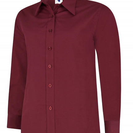 Ladies Poplin Full Sleeve Shirt (UC711)