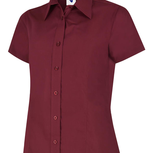 Ladies Poplin Half Sleeve Shirt (UC712)