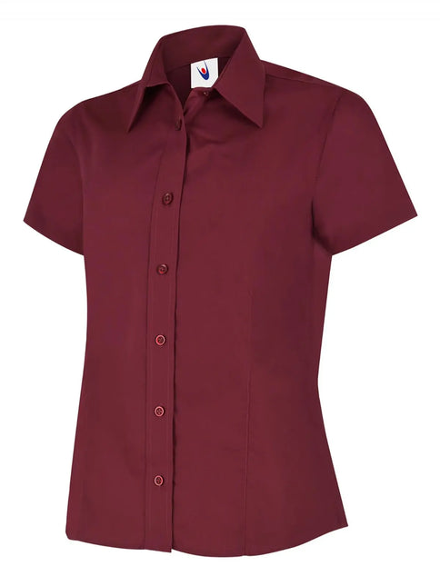Ladies Poplin Half Sleeve Shirt (UC712) My Store