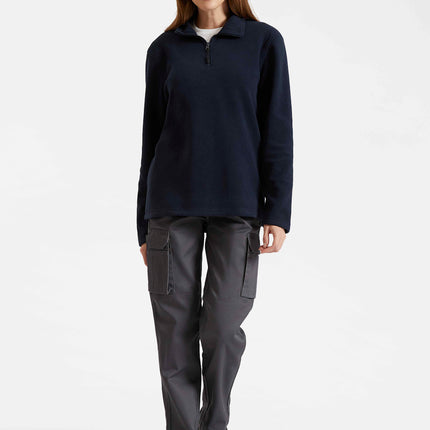 Uneek Women's Lightweight Quarter Zip Microfleece Jacket (UC610)