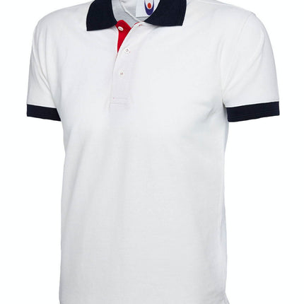 Unisex Contrast Pique Polo Shirt (UC107)