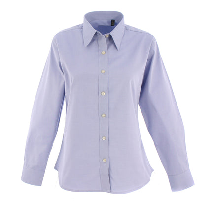 Ladies Pinpoint Oxford Long Sleeve shirt (UC703)