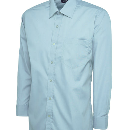 Men's Poplin Long Sleeve Shirt (UC709)