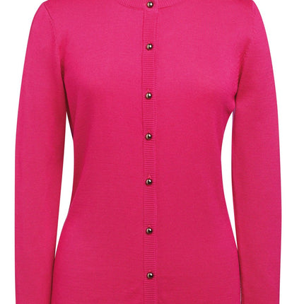 Ladies Seattle Crew-neck Cardigan (BT2308)