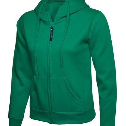Ladies Classic Full Zip Hooded Sweatshirt (UC505)