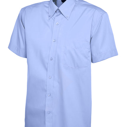 Men's Pinpoint Oxford Short Sleeve Shirt (UC702)