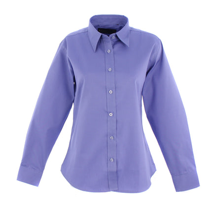 Ladies Pinpoint Oxford Long Sleeve shirt (UC703)