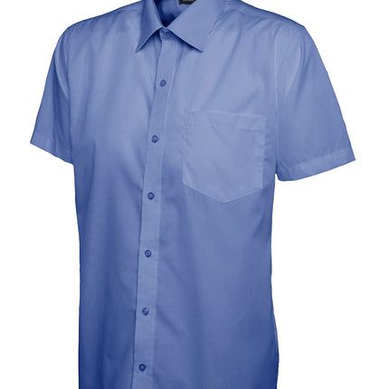 Men's Poplin Short Sleeve Shirt (UC710)