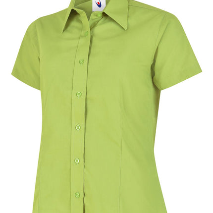 Ladies Poplin Half Sleeve Shirt (UC712)