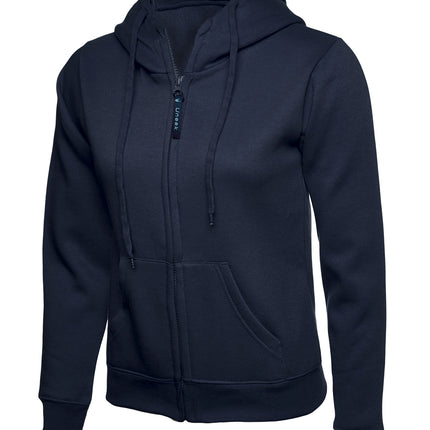 Ladies Classic Full Zip Hooded Sweatshirt (UC505)